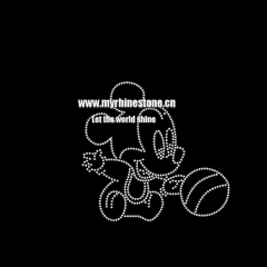 Mickey Mouse Ball Heat Rhinestone Transfer