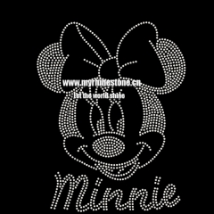 Minnie Mickey Mouse Hot Fix Rhinestone Transfer