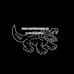 Crocodile Crystal Rhinestone Hotfix Transfer For Kids