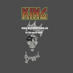 Cool King Rhinestone Transfers for Street T shirts