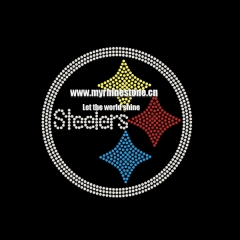 Steelers Logo Hotfix Rhinestone Transfers