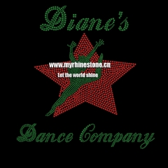 Wholesale Custom Diana's Dance Company Hotfix Motif Rhinestone Transfer Design