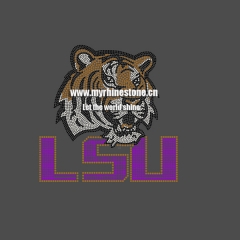 LSU Tiger Rhinestone Transfers for Fans' T shirts