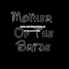 Mother Of The Bride Hot Fix Rhinestone Transfer