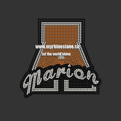 Marion Sport Iron On Rhinestone Transfer