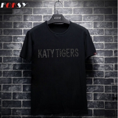 Katy Tigers Hotfix Rhinestone Transfer