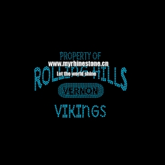 Property Of Rolling Hills Vernon Vikings Rhinestone Transfer