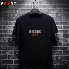 Elektric Love Heart Hot Fix Rhinestone Motif