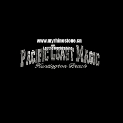 Pacific Coast Magic Letter Heat Rhinestone Transfer