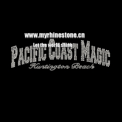 Pacific Coast Magic Letter Hot Fix Rhinestone Motif