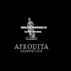 Afrodita Cosmetic Letter Heat Rhinestone Transfer