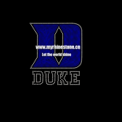 Duke Iron on Rhinestone Motif