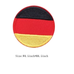 Custom Iron on Germany Flag Embroidery Patch Design For Clothes