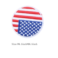 Custom Iron on USA Flag Embroidery Patch Design For Clothes