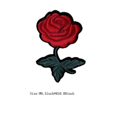 Custom Flower Motif Iron on Embroidery patch Design