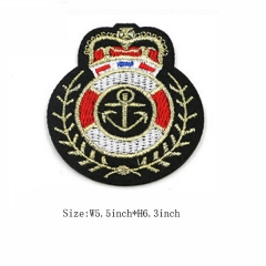 Custom Iron on Crown Cross Embroidery Patch Design For Clothes