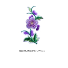 Wholesale Beautiful 3D Flower Iron on Design Embroidery patch