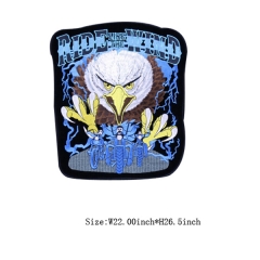 Custom Hot Sale Owl Design Embroidery Pattern Iron On Patches