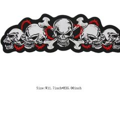 Whoelsale 5 Skull Motifs Iron on Embroidery patch