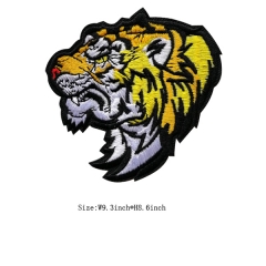 2018 Custom Tiger Self-adhesive Embroidery Patch