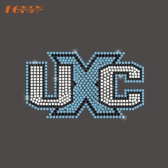 UXC Iron on Rhinestone Motif Design