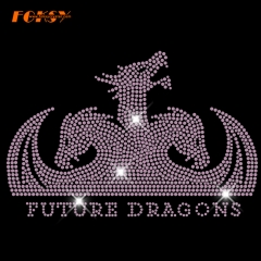 future dragons hotfix rhinestone transfer for shirt