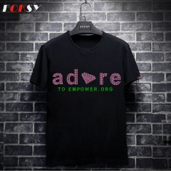 Adore To Empower.ORG Iron On Rhinestone Transfer