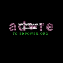 Adore To Empower.ORG Iron On Rhinestone Transfer