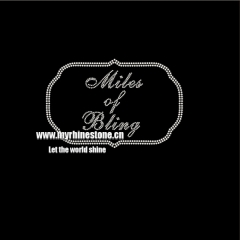 Mikes Of Bling Iron On Rhinestone Transfer