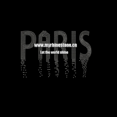 Paris Hot Fix Rhinestone Transfer