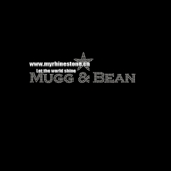 MUGG & BEAN Iron On Rhinestone Transfer