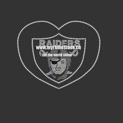 RAIDERS Iron On Rhinestone Transfer