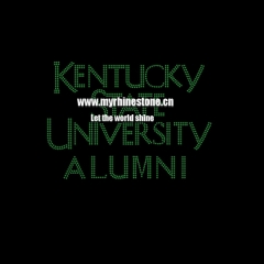 Kentucky State Universtity Alumni Iron On Rhinestone Design