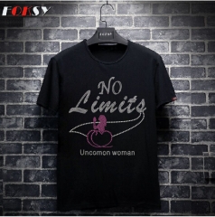 No Limite Uncomon Woman Hotfix Rhinestone Transfer