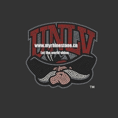 UNLV Iron On Rhinestone Transfer