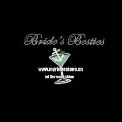 Bride's Besties Iron On Rhinestone Transfer