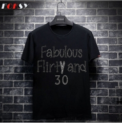 Fabuious Flirtv And 30 Heat Press Rhinestone Transfer